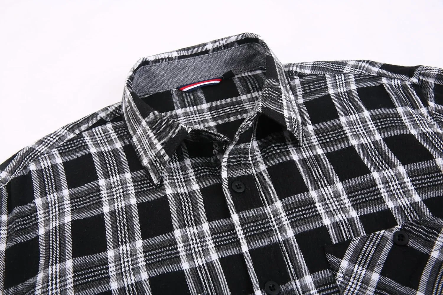Alex Vando Mens Button Down Shirts Regular Fit Long Sleeve Casual Plaid Flannel Shirt