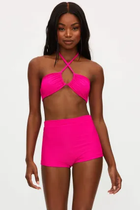 Beach Riot Felicia Short in Bright Fuchsia