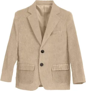 Boy Corduroy Blazer Formal Notched Lapel Cute Casual Slim Fit Tuxedo Wedding Tuxedo Blazer for Boy