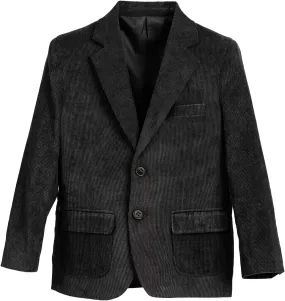 Boy Corduroy Blazer Formal Notched Lapel Cute Casual Slim Fit Tuxedo Wedding Tuxedo Blazer for Boy