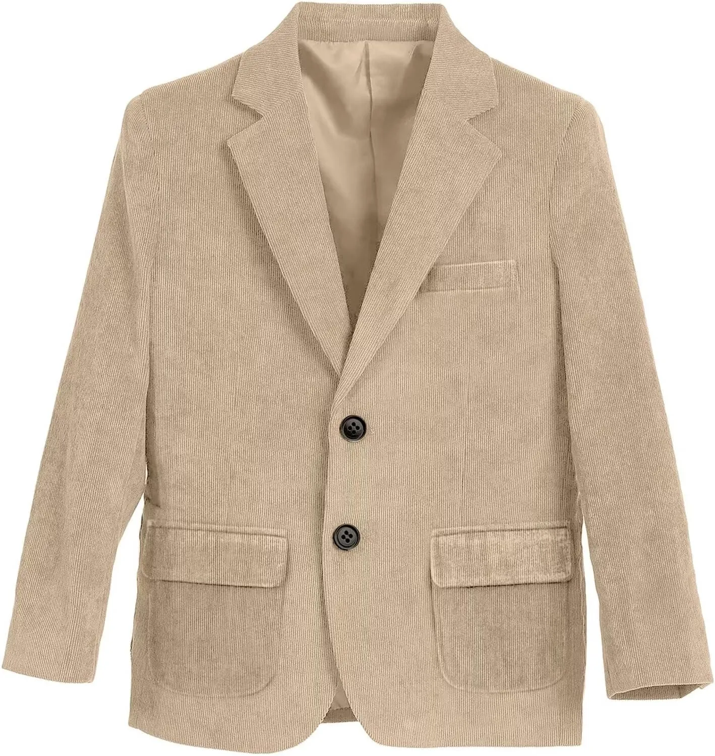 Boy Corduroy Blazer Formal Notched Lapel Cute Casual Slim Fit Tuxedo Wedding Tuxedo Blazer for Boy