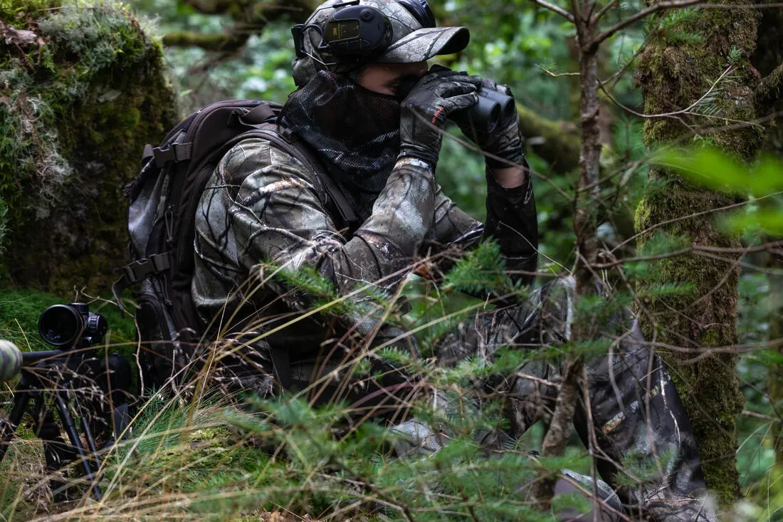 Breathable Long Sleeve T-shirt - Woodland Camo