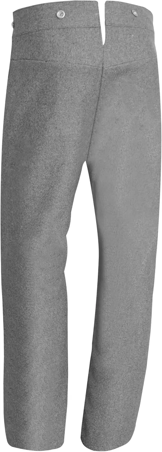 Civil War US Officer's Men '1' inch Trim Trouser-Wool Pants Sky Blue