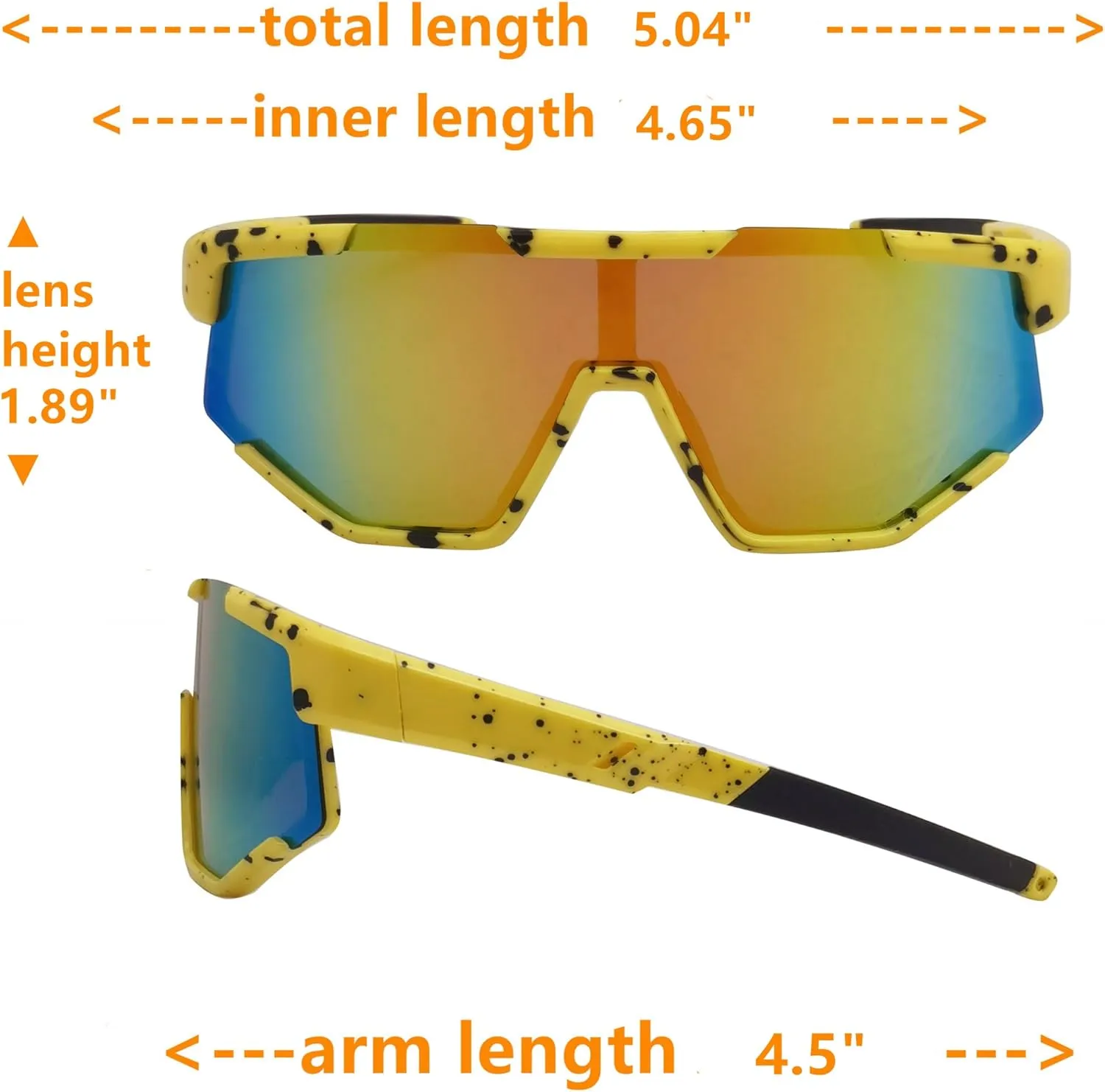 COOLSOME Kids Flexible Polarized Sunglasses with Strap Youth Sport Cycling Baseball for Boys Girls Age 6-12