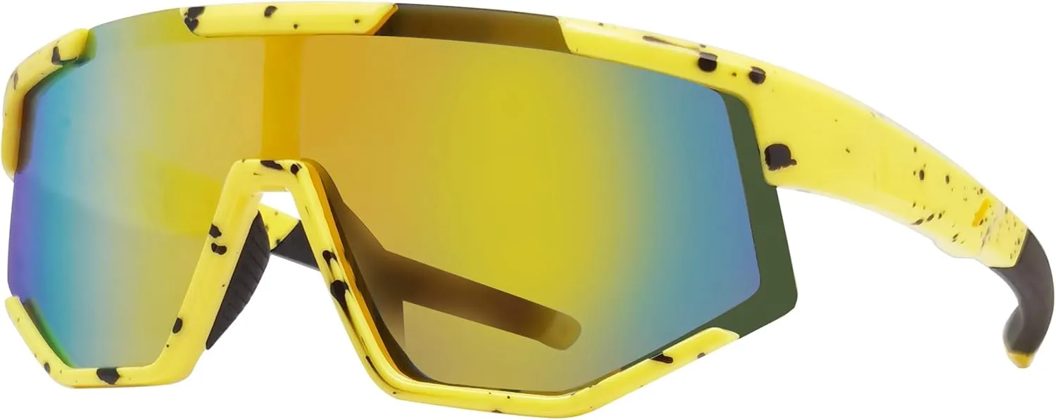 COOLSOME Kids Flexible Polarized Sunglasses with Strap Youth Sport Cycling Baseball for Boys Girls Age 6-12