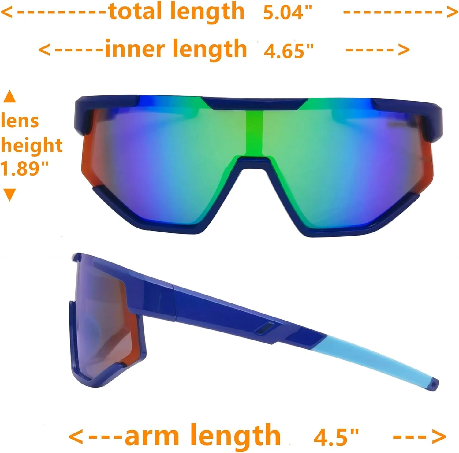 COOLSOME Kids Flexible Polarized Sunglasses with Strap Youth Sport Cycling Baseball for Boys Girls Age 6-12