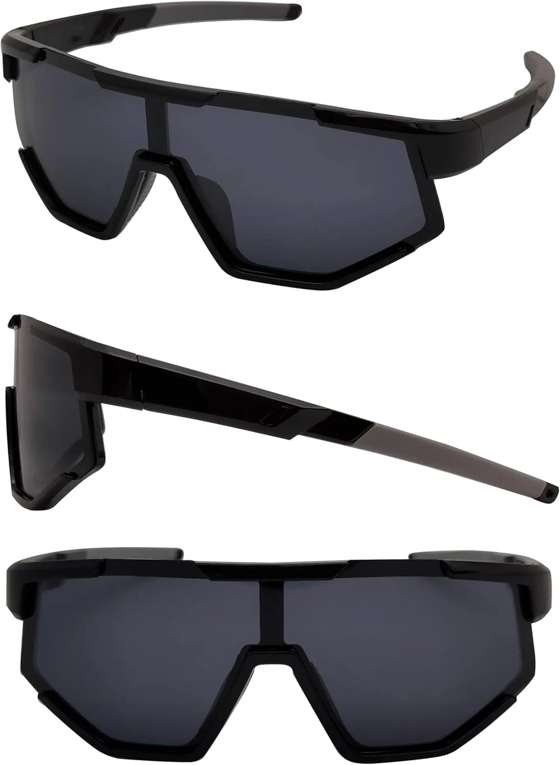 COOLSOME Kids Flexible Polarized Sunglasses with Strap Youth Sport Cycling Baseball for Boys Girls Age 6-12
