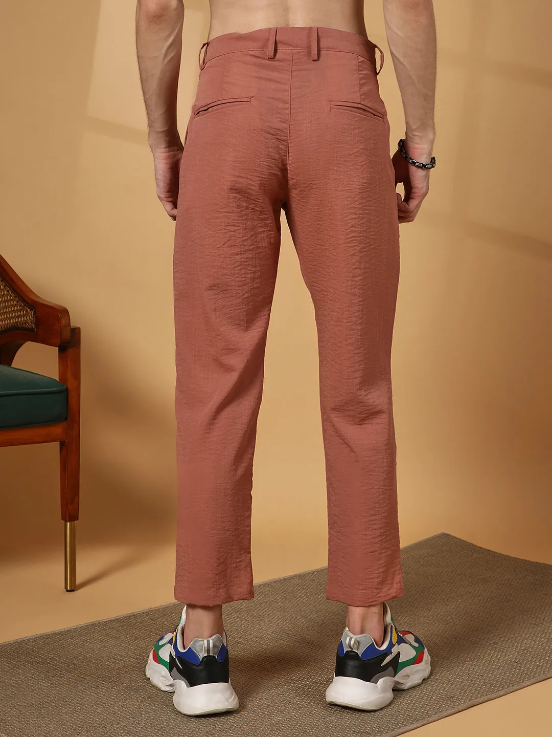 Crinkled Tailored Trousers