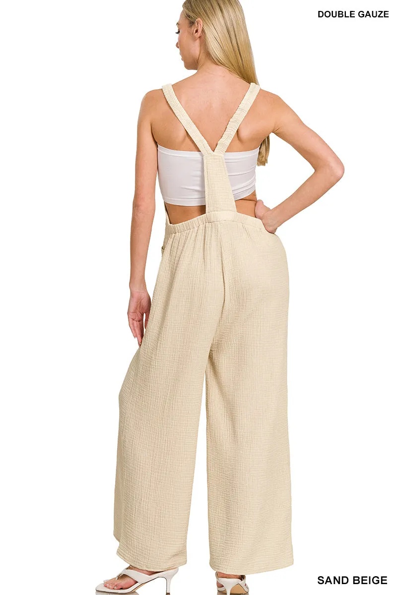 Distressed Overalls  - Stretchy fabric!