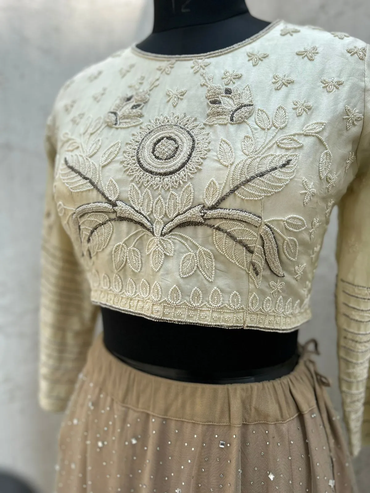EMBELLISHED COMBO SKIRT SET