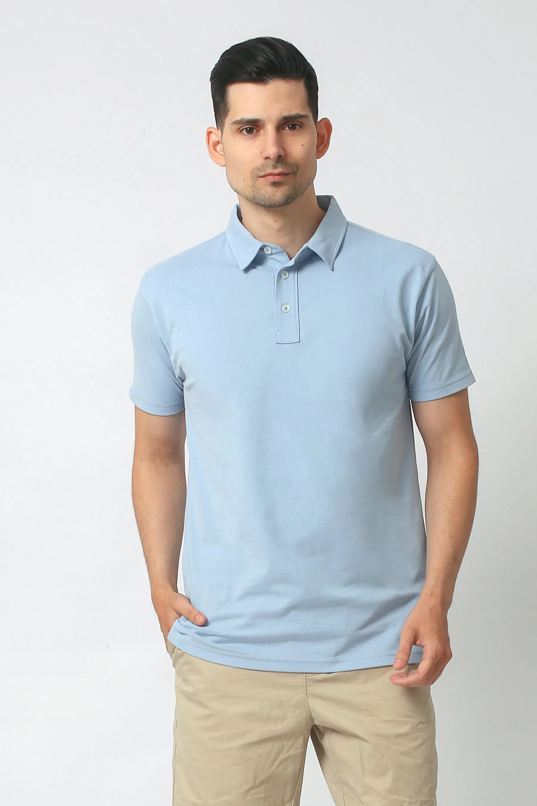 Everyday Polo Shirt (Powder Blue)