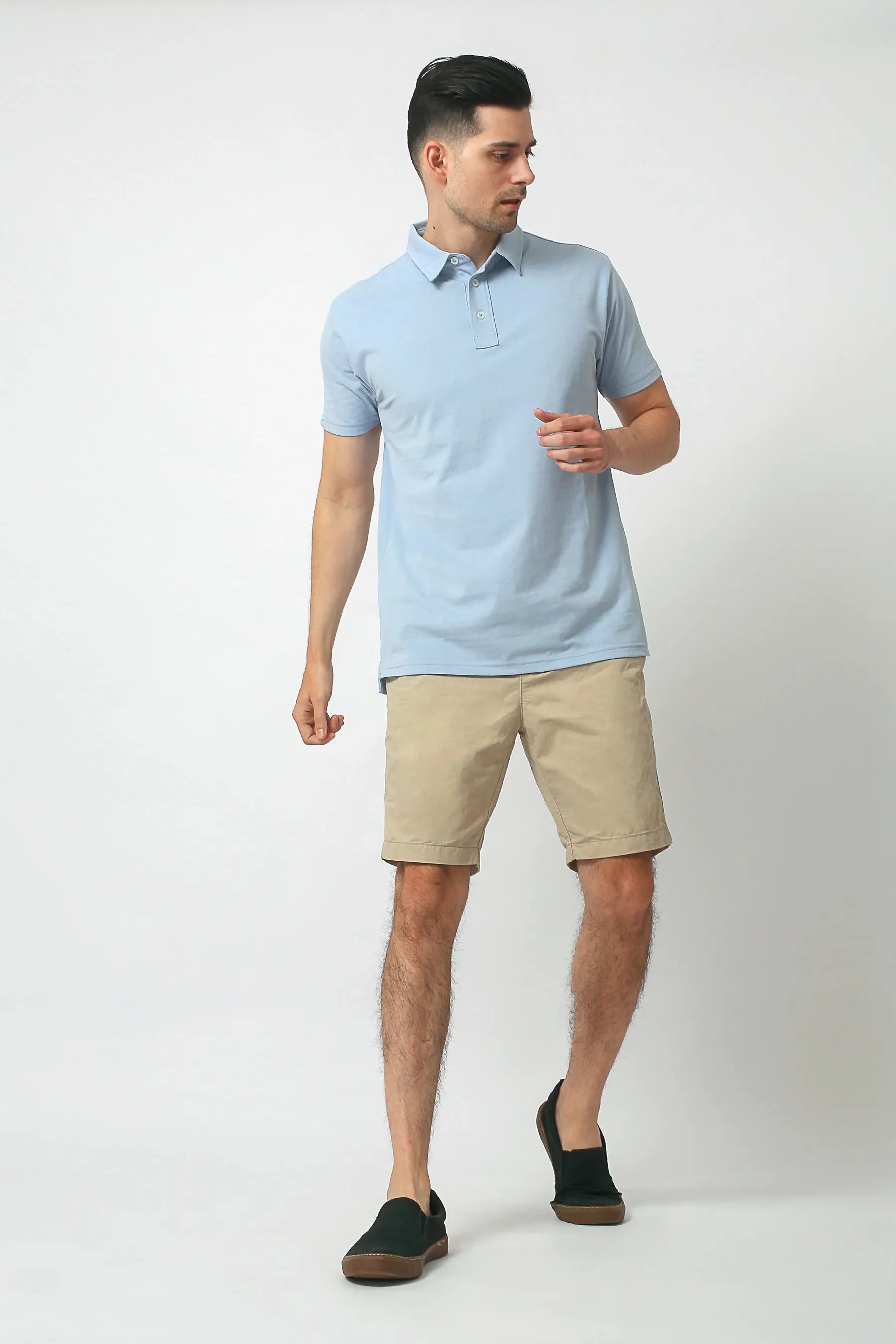 Everyday Polo Shirt (Powder Blue)
