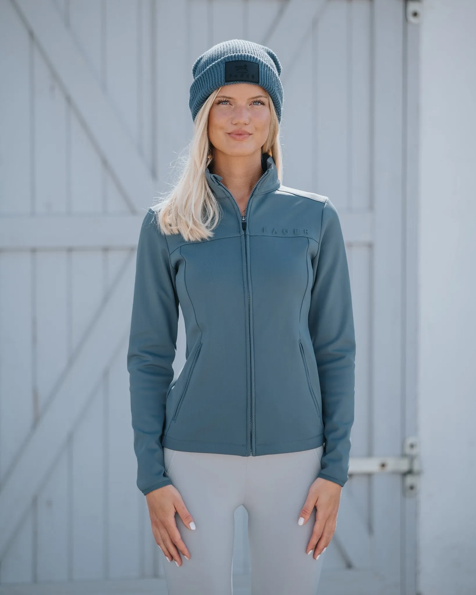 Fager Vera Full Zip Sports Jacket Ice Blue