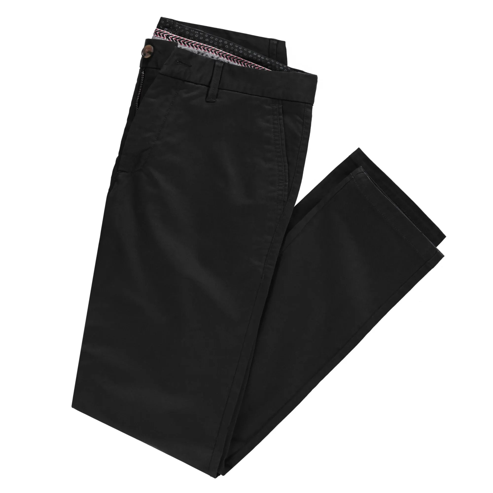 Feel Good Chinos in Solid Black