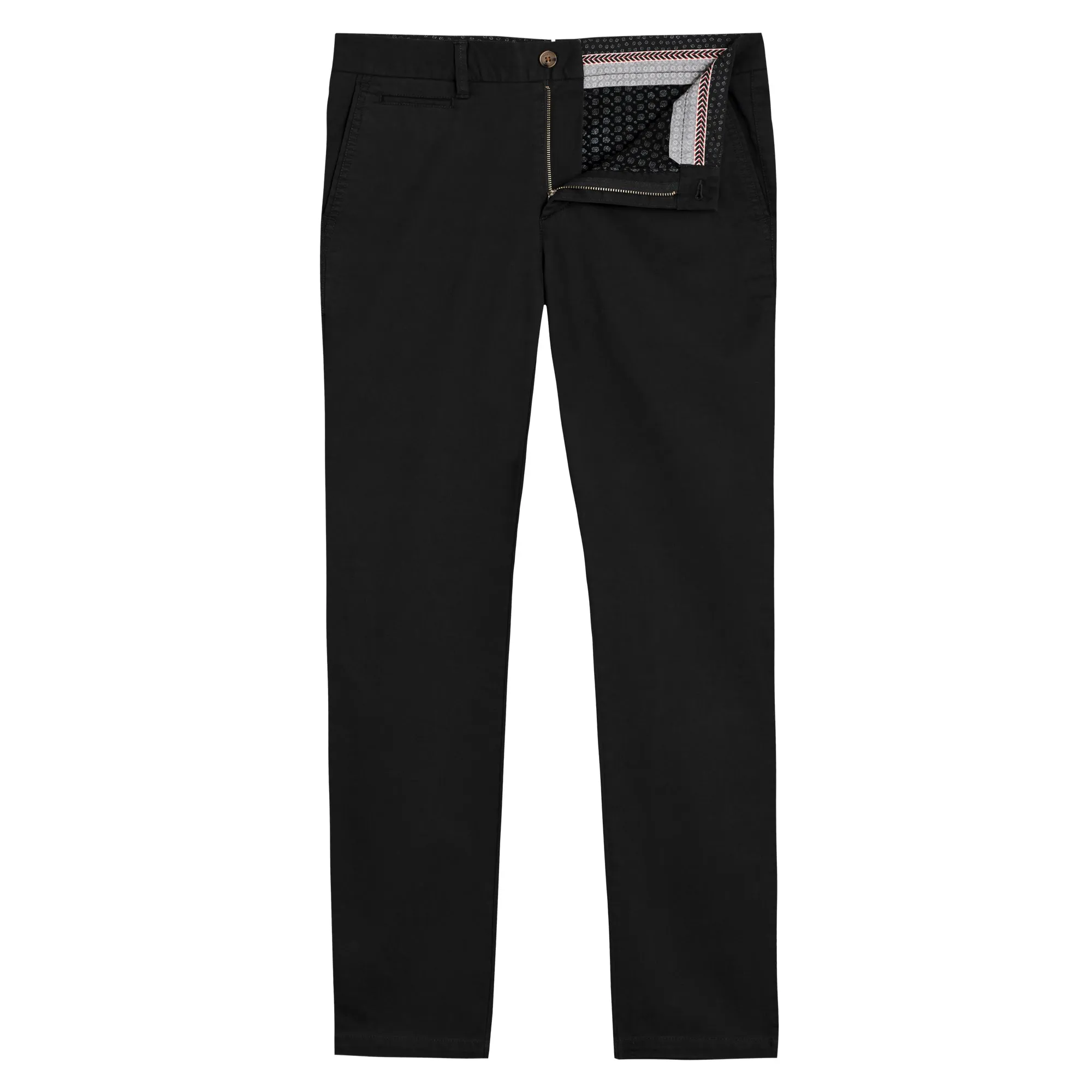 Feel Good Chinos in Solid Black