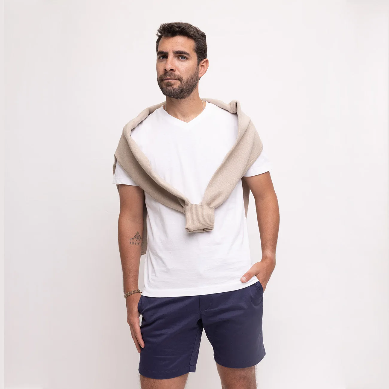 Feel Good Shorts in Light Khaki