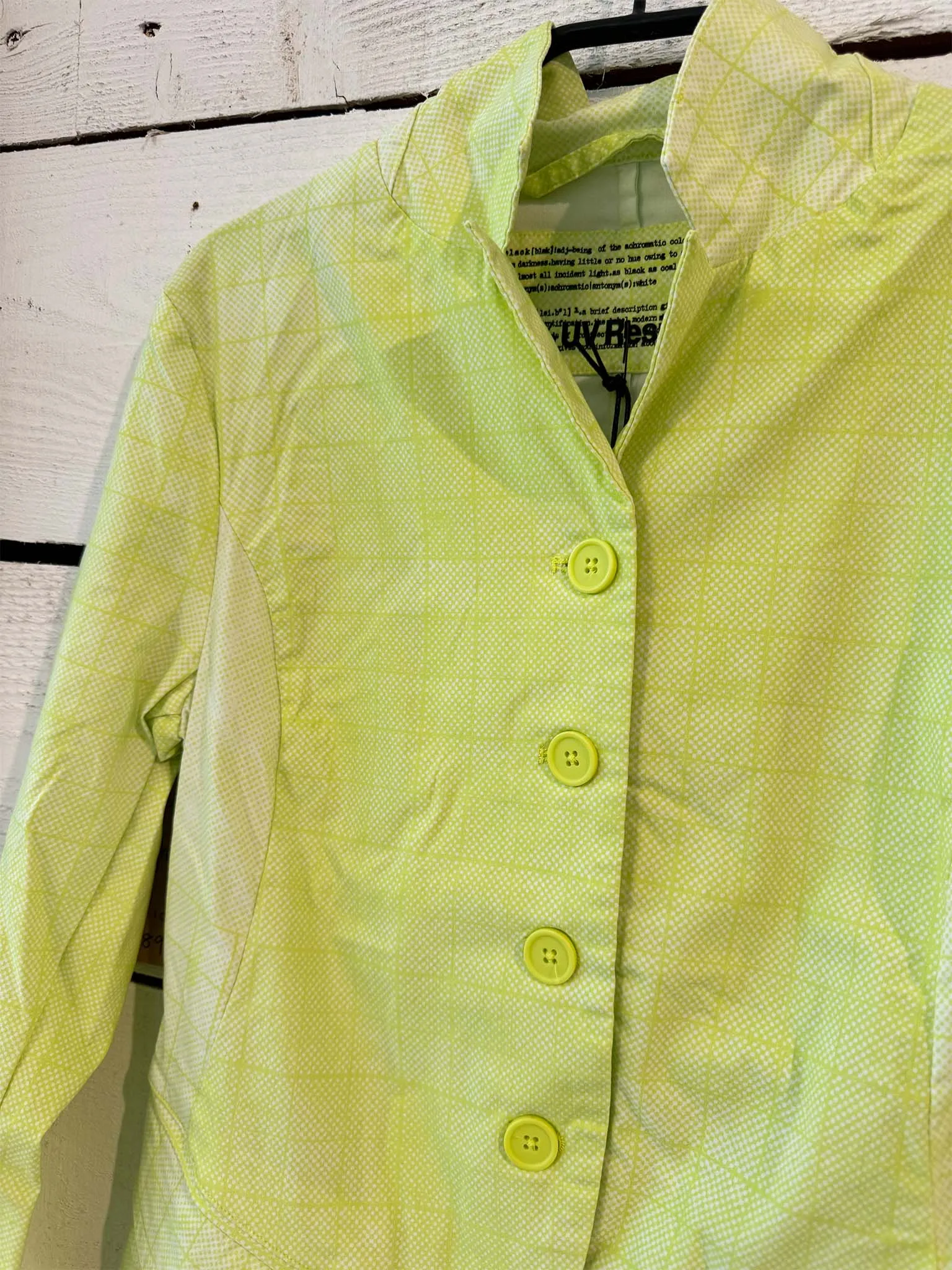 Fitted Stretchy Check Jacket 3441114