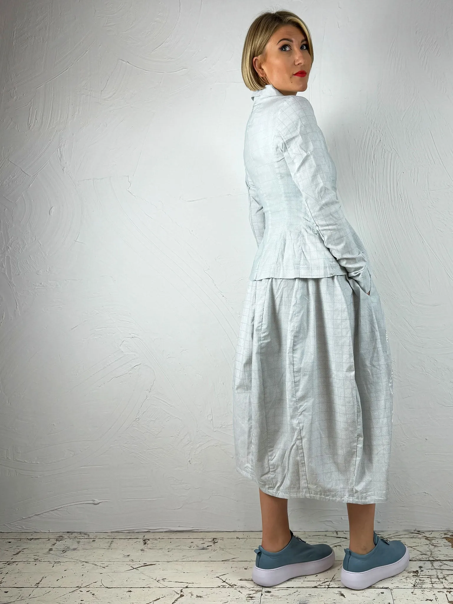 Fitted Stretchy Check Jacket 3441114