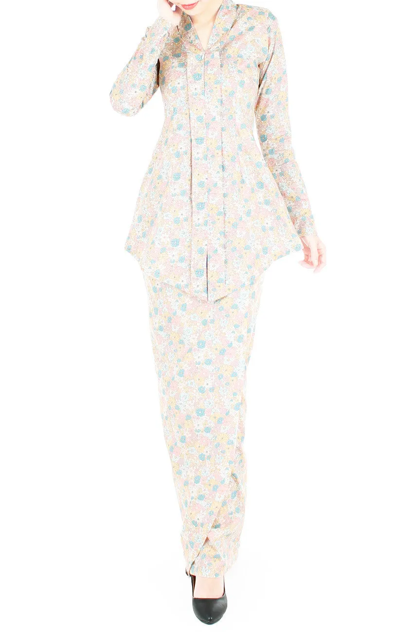 Flawless in Pastel Fleurs Modern Kebaya