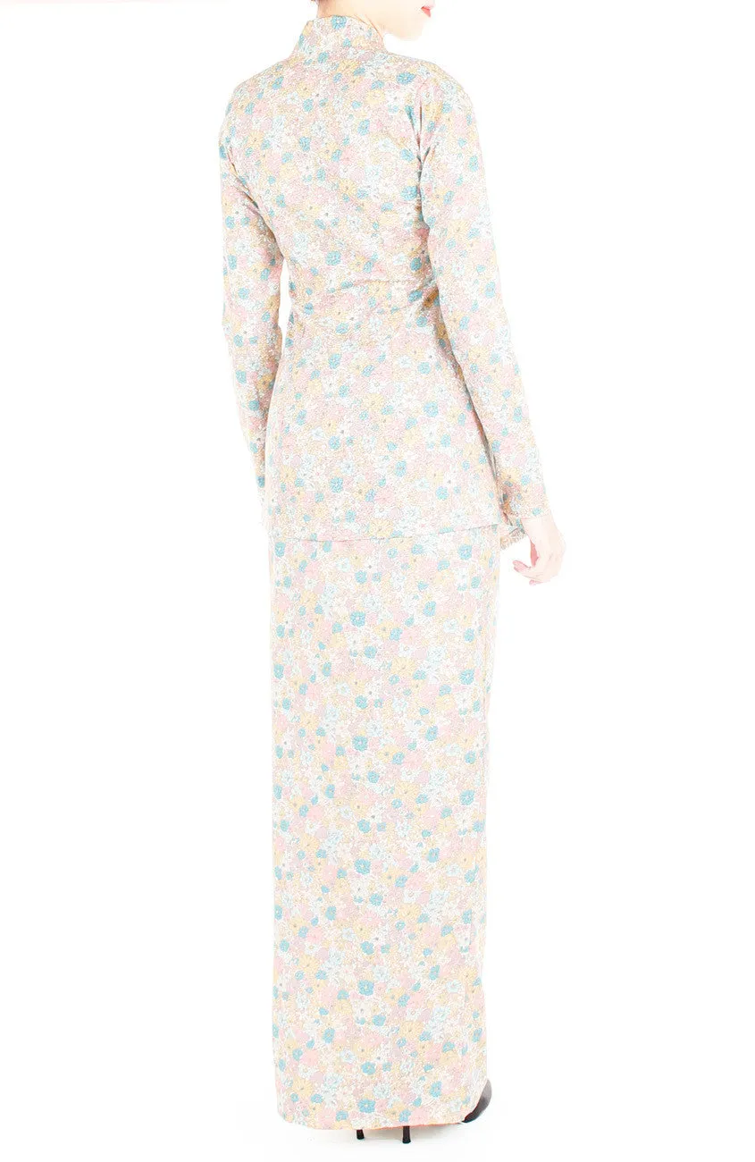 Flawless in Pastel Fleurs Modern Kebaya