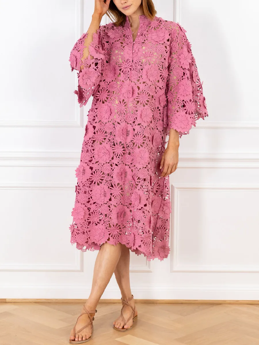 Floral Elegance Lace Dress