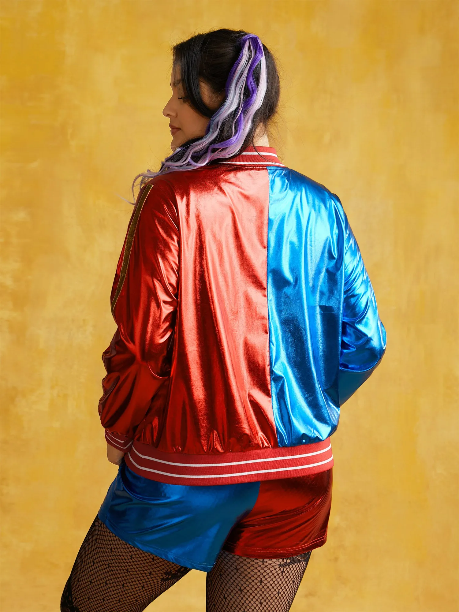 Groovy Reflective Stretchy Zipper Jacket