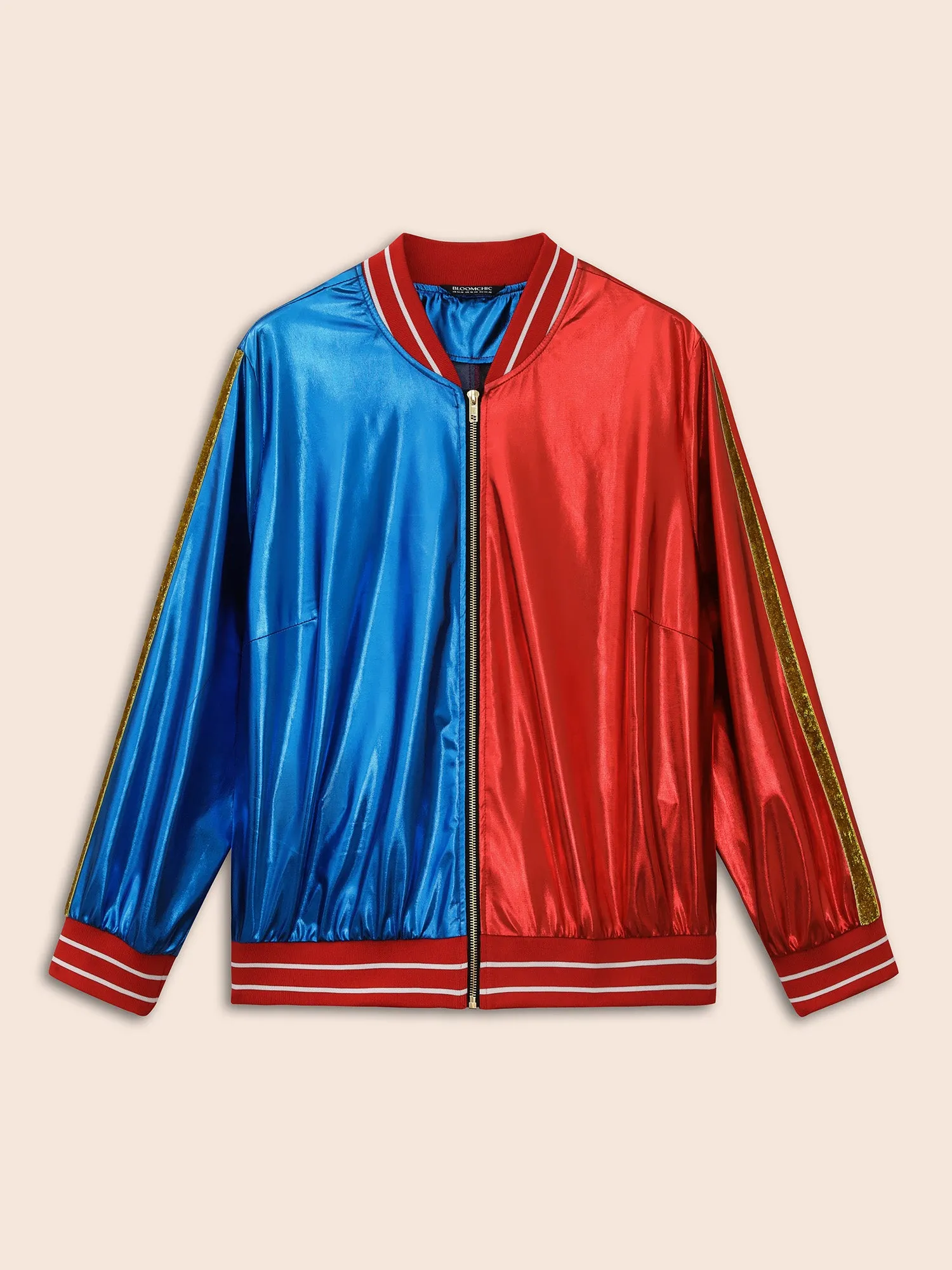 Groovy Reflective Stretchy Zipper Jacket