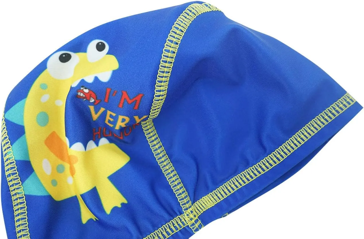 Happy Cherry Baby Boys Swimming Trunks Cartoon Swimwear Short with Hat