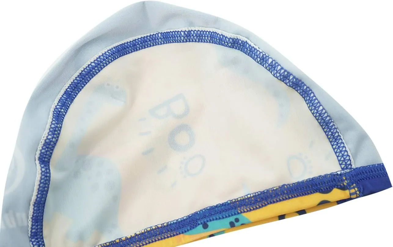 Happy Cherry Baby Boys Swimming Trunks Cartoon Swimwear Short with Hat