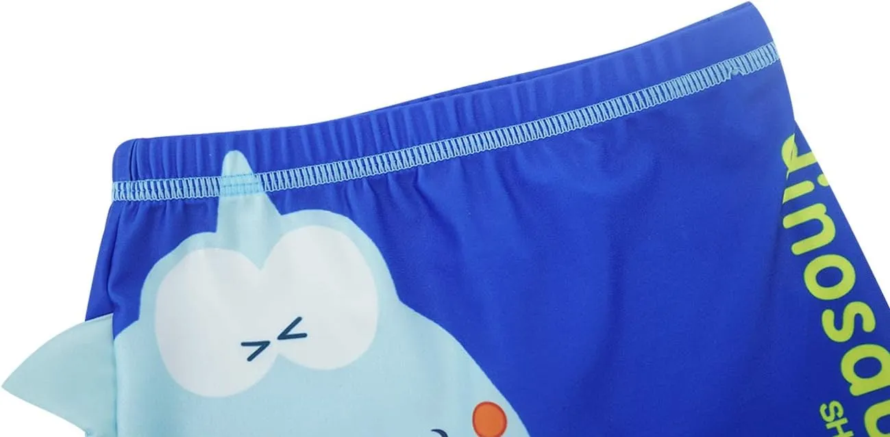 Happy Cherry Baby Boys Swimming Trunks Cartoon Swimwear Short with Hat