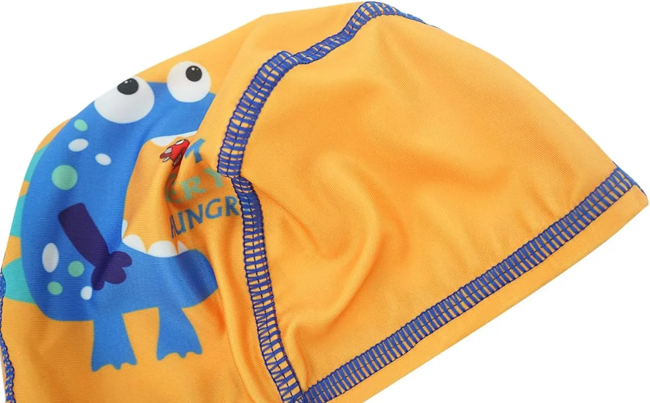 Happy Cherry Baby Boys Swimming Trunks Cartoon Swimwear Short with Hat