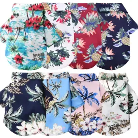 Hawaiian Beach Dog T-Shirt - Cool & Breathable