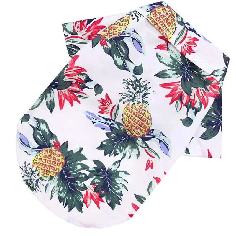 Hawaiian Beach Dog T-Shirt - Cool & Breathable