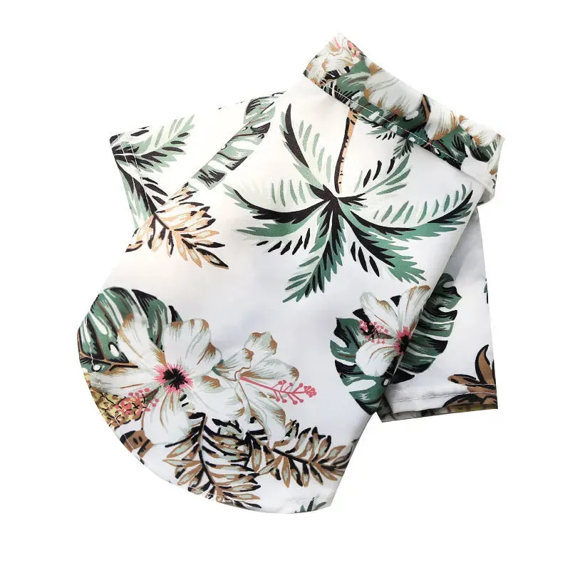 Hawaiian Beach Dog T-Shirt - Cool & Breathable