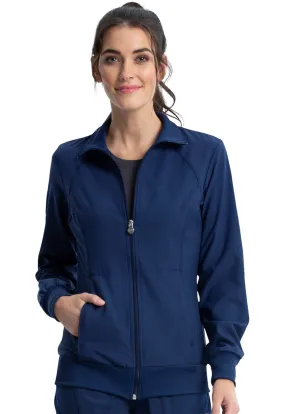 Infinity Zip Front Scrub Jacket