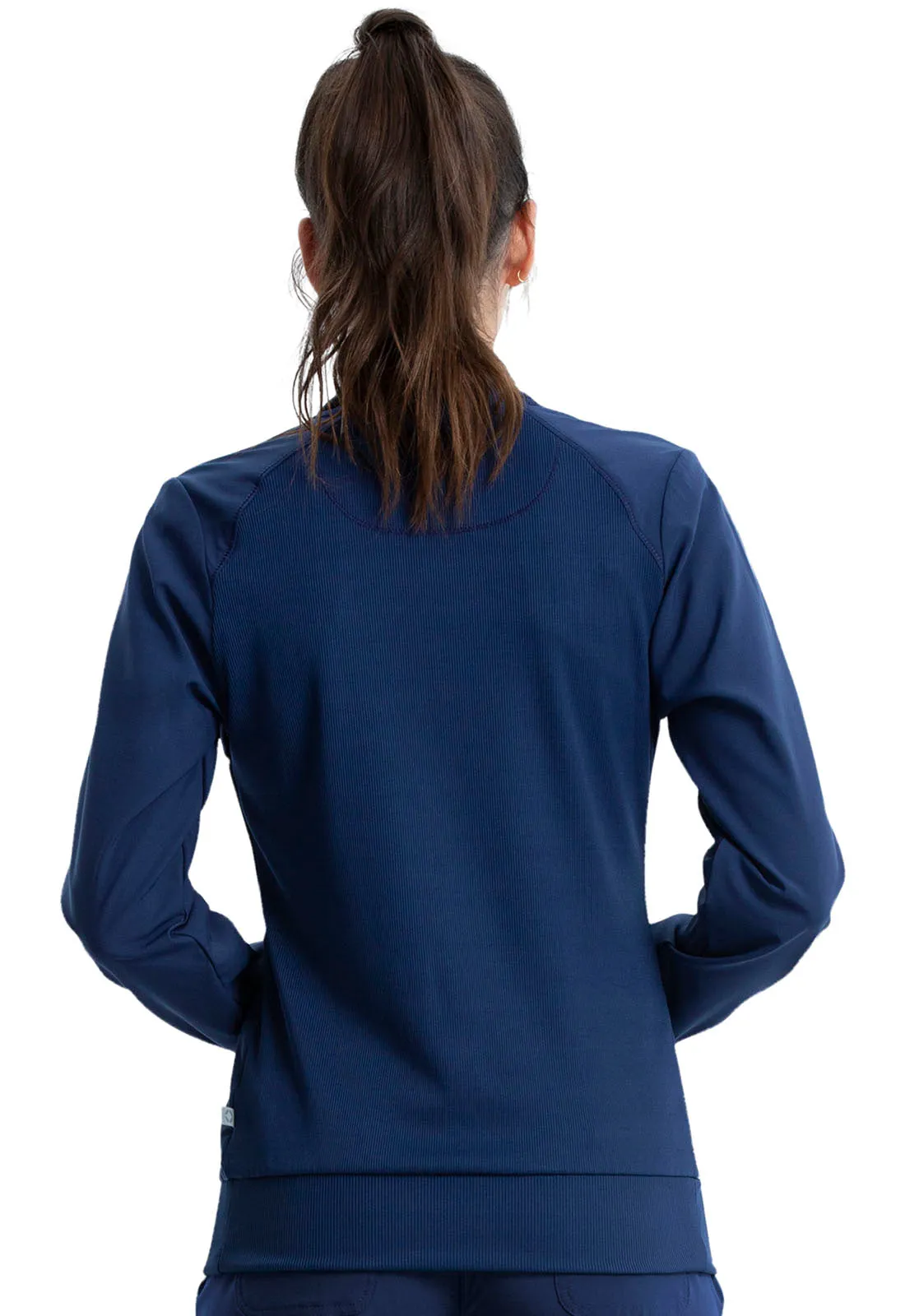 Infinity Zip Front Scrub Jacket