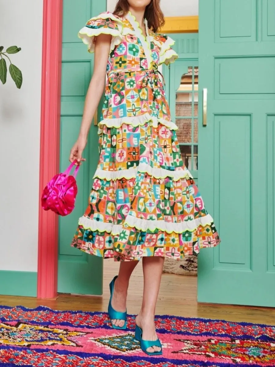 Infuse Color Midi Dress