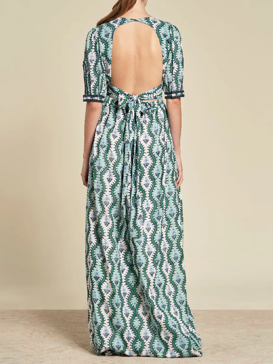 Ivy Print Cotton Dress