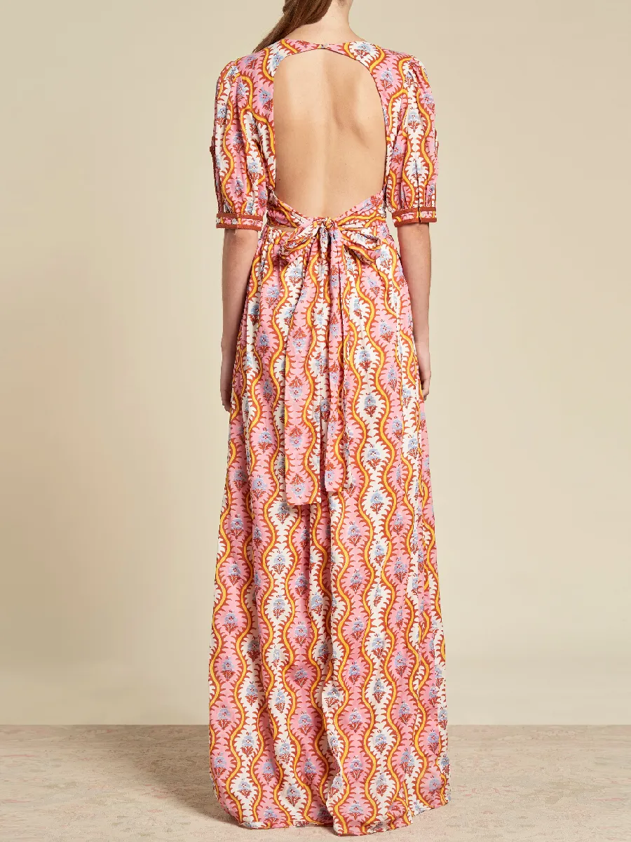 Ivy Print Cotton Dress