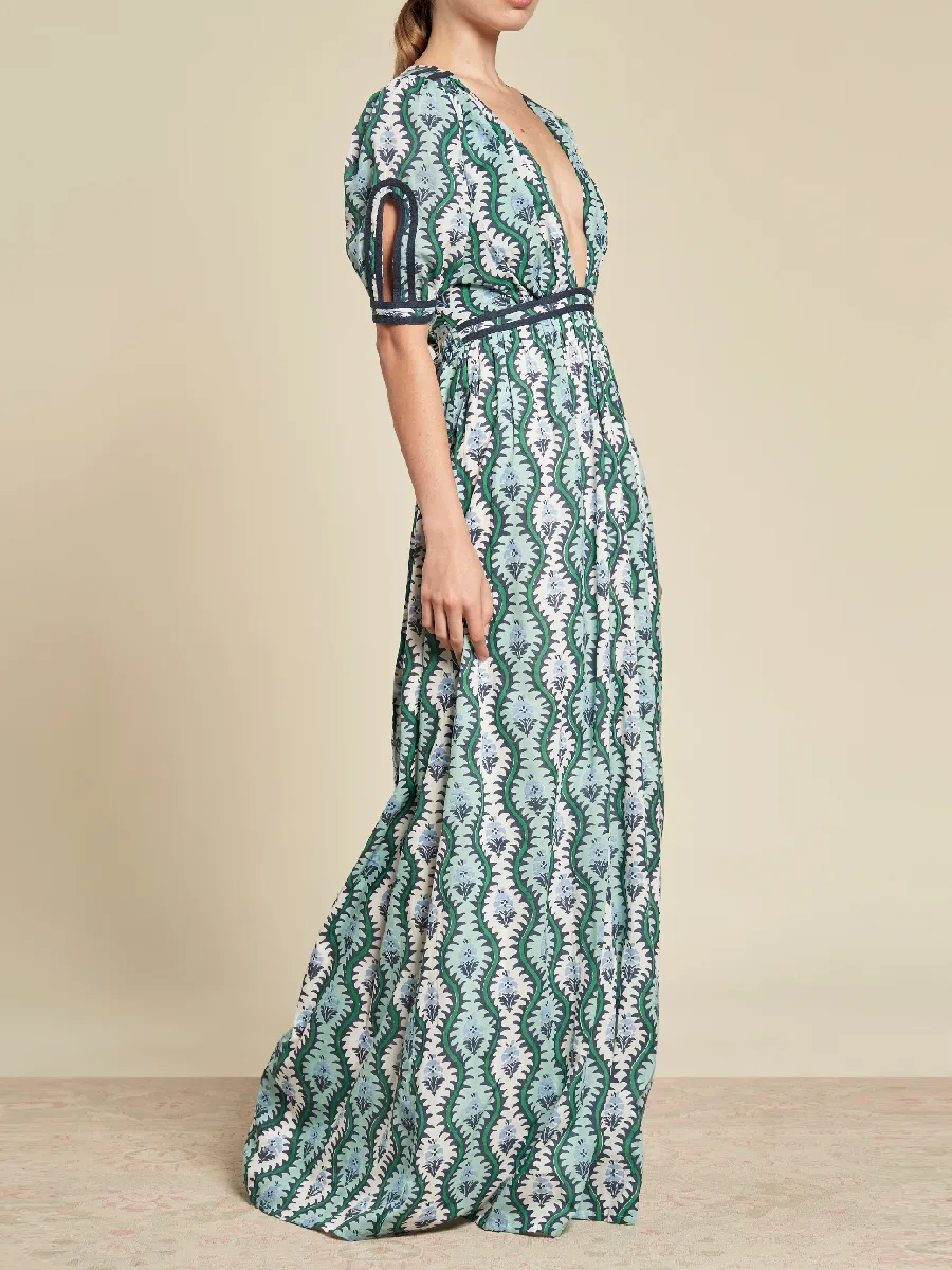 Ivy Print Cotton Dress