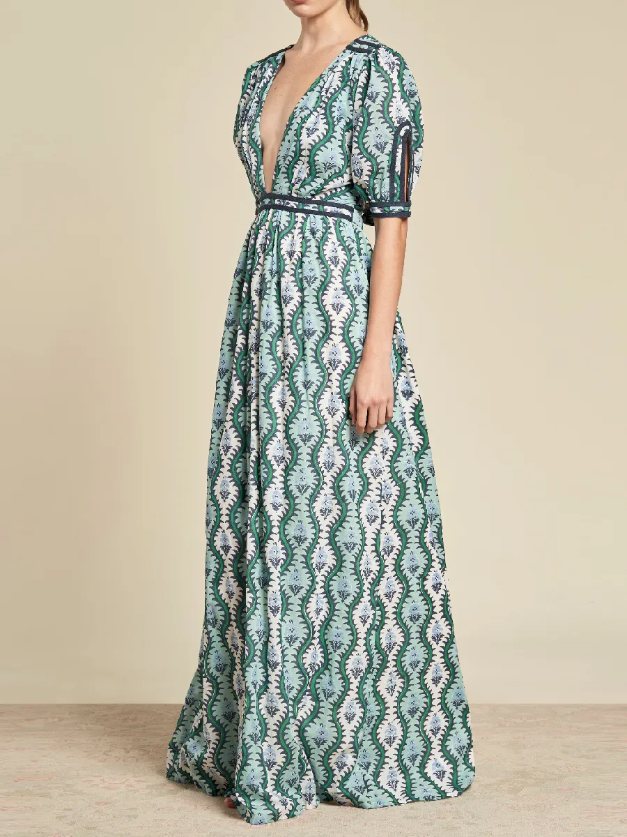 Ivy Print Cotton Dress