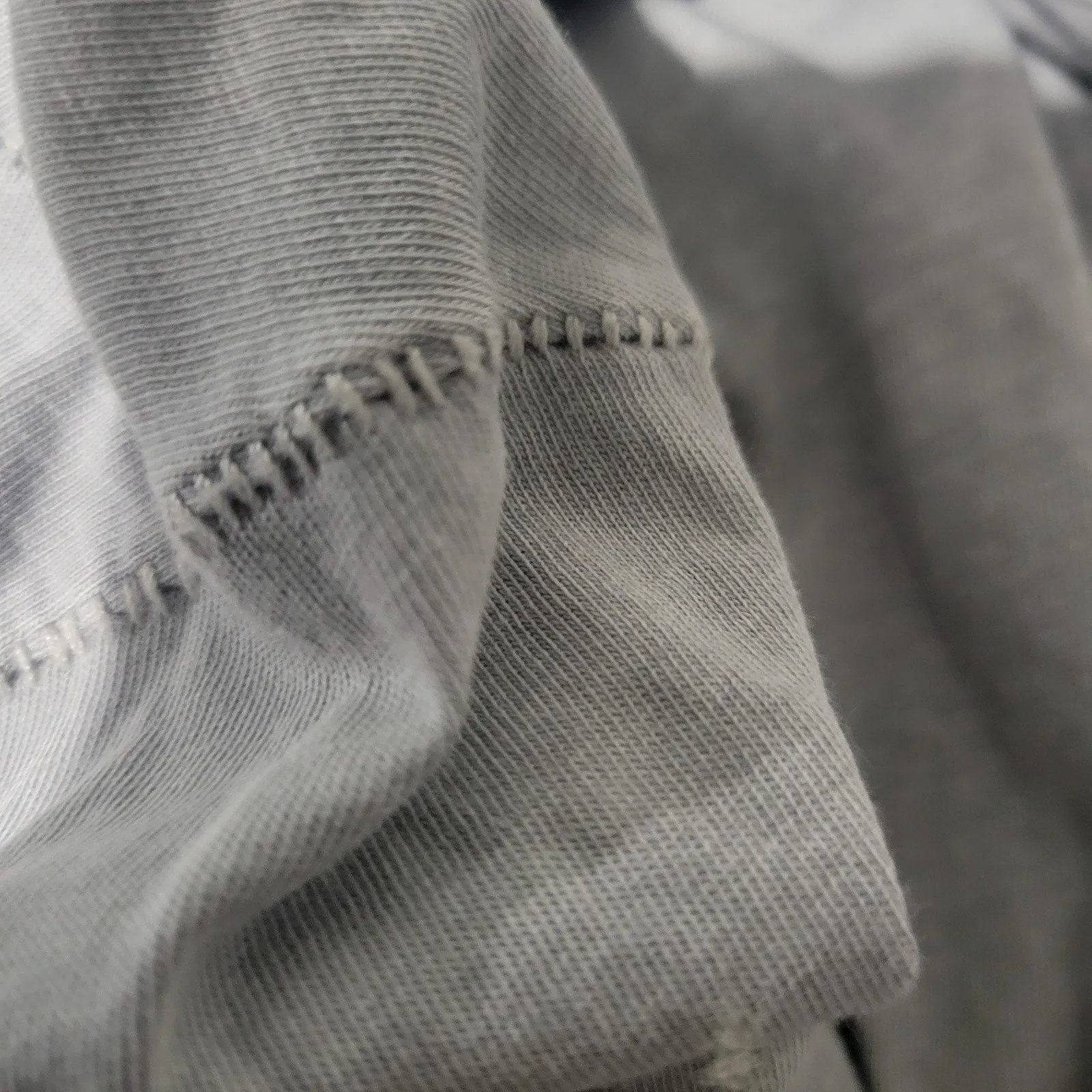 John Varvatos Victor Peace Polo Shirt Gray Slim Fit Short Sleeves Cotton Size Medium