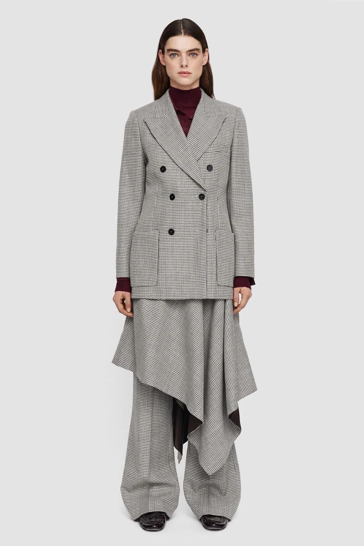 Joseph Fluid Mouline Leandre Jacket - Ivory/ Arabica