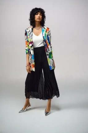 JOSEPH RIBKOFF 241302 Abstract Print Blazer