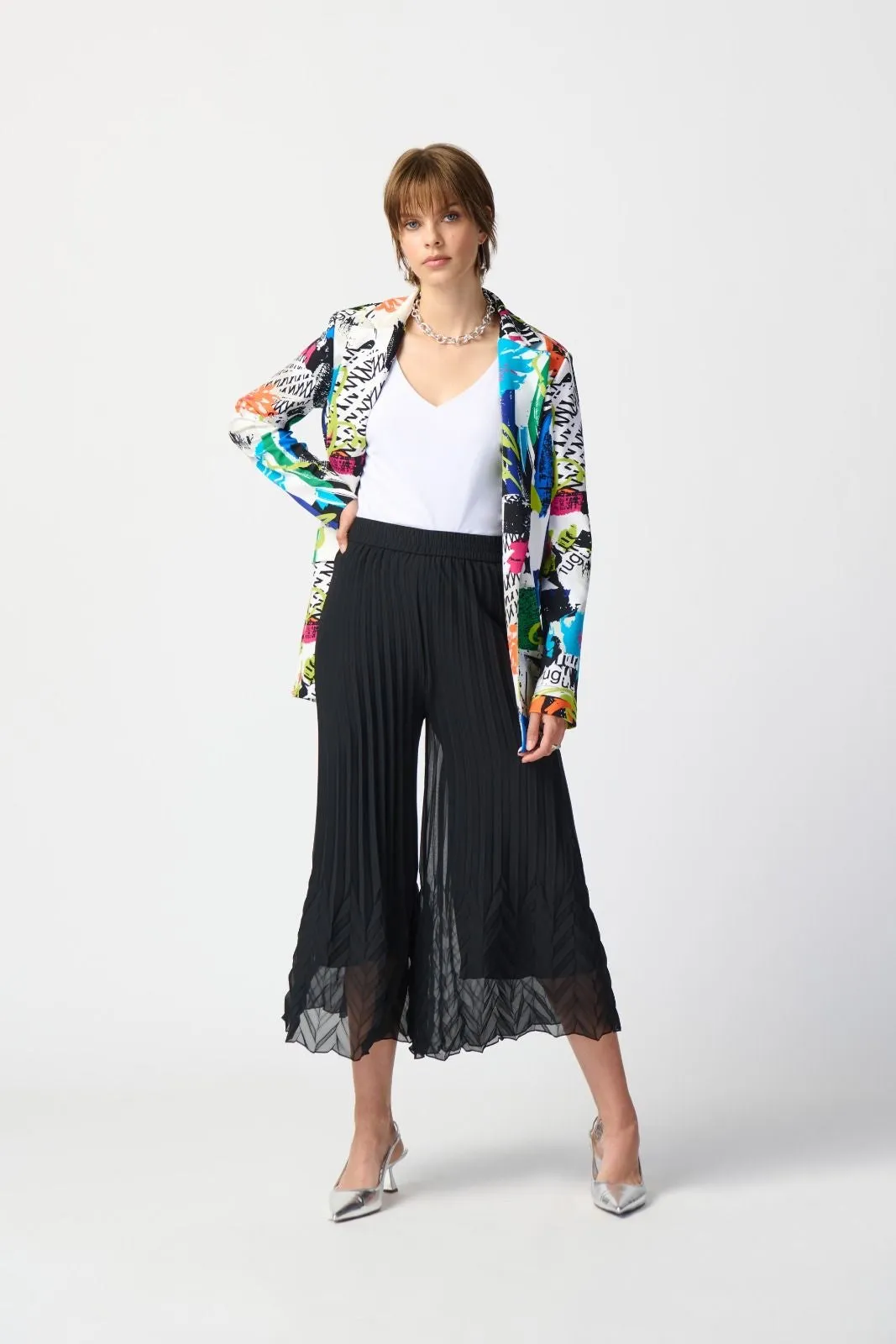 JOSEPH RIBKOFF 241302 Abstract Print Blazer