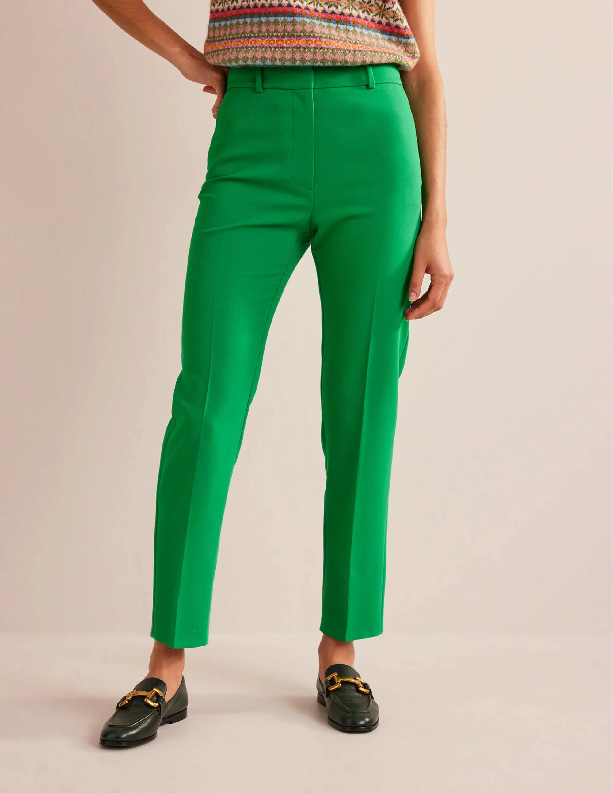 Kew Tailored Trouser-Rich Emerald