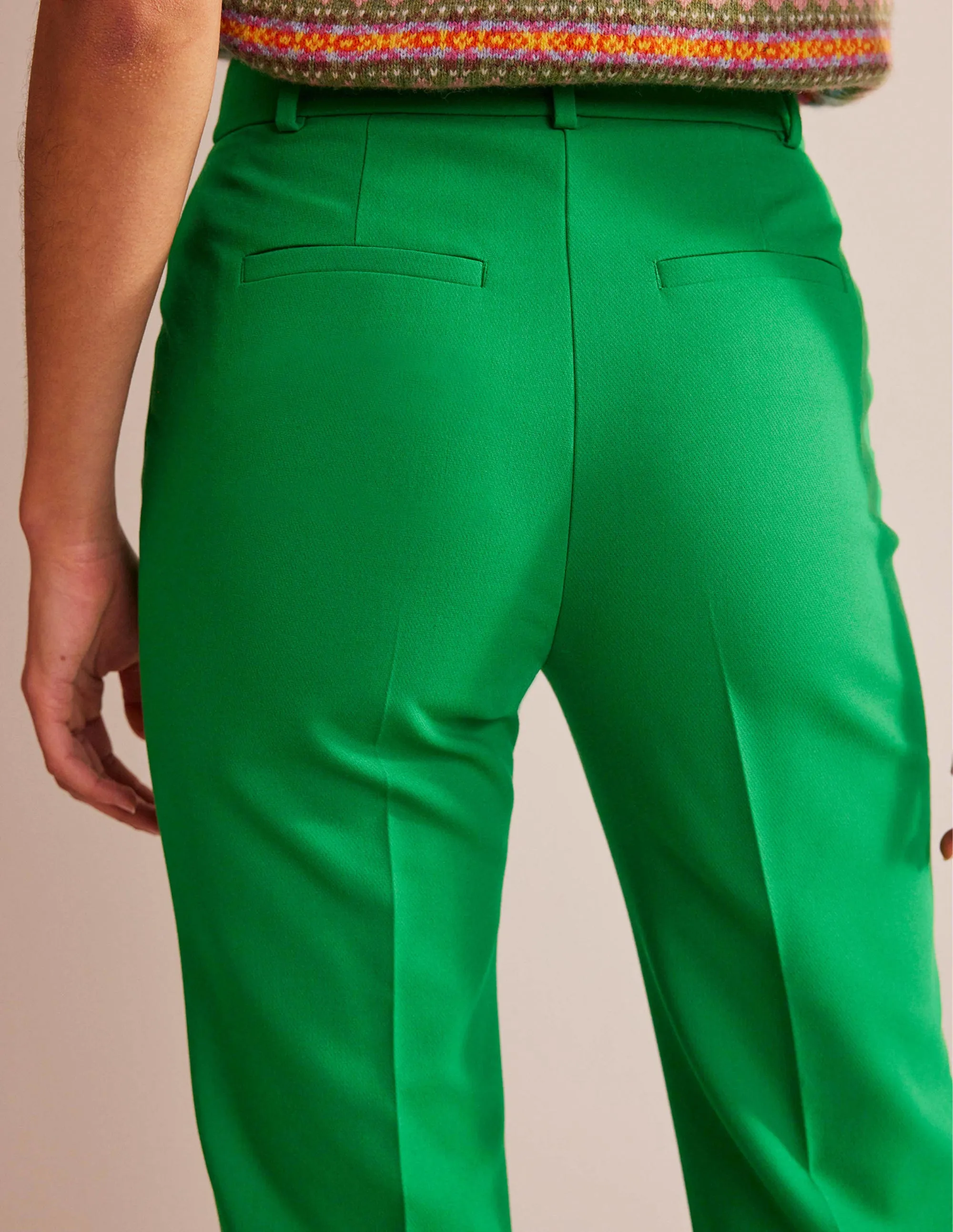 Kew Tailored Trouser-Rich Emerald