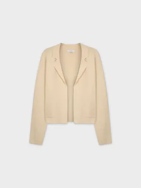 KNIT BLAZER-IVORY