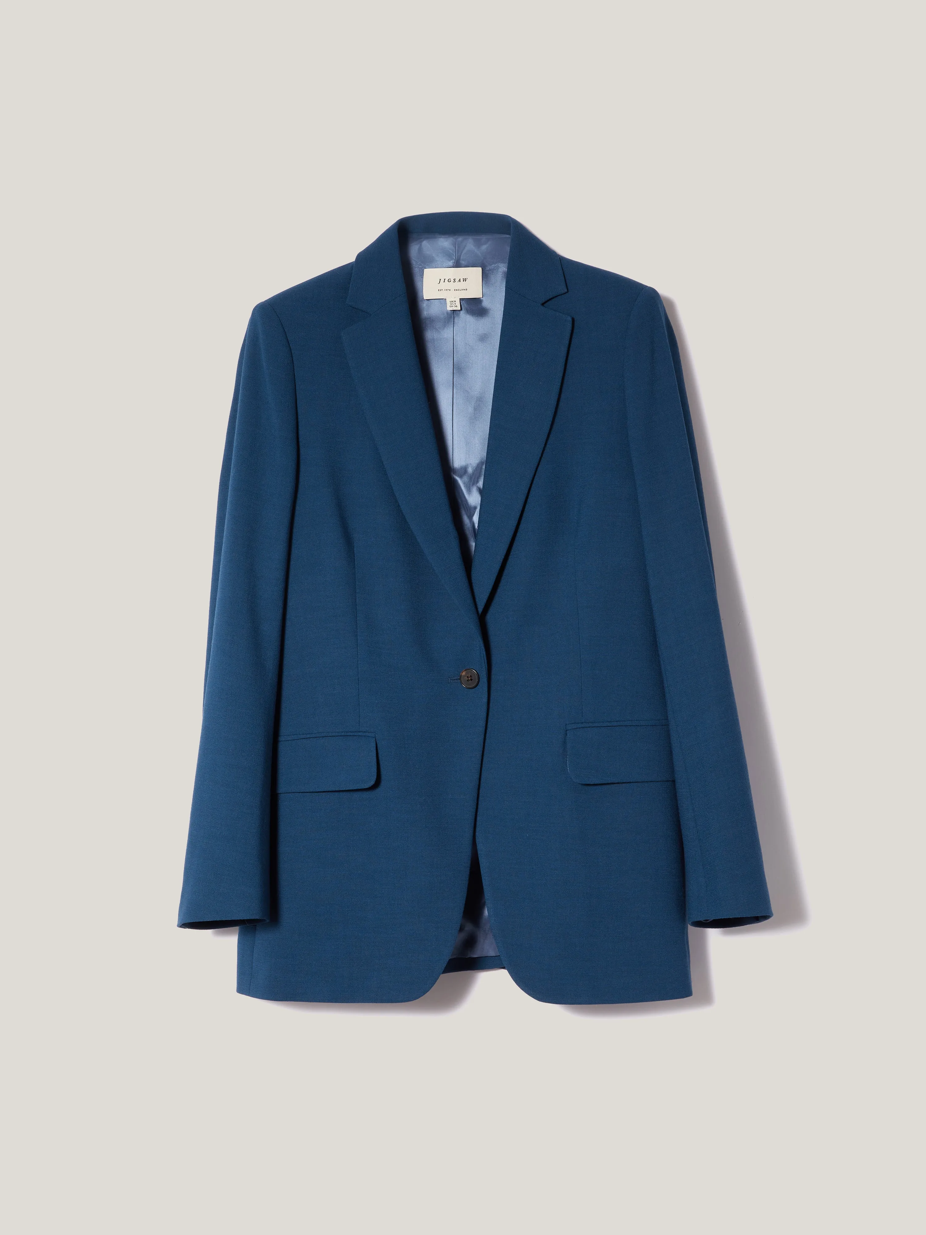 Knox Crosshatch Blazer | Blue