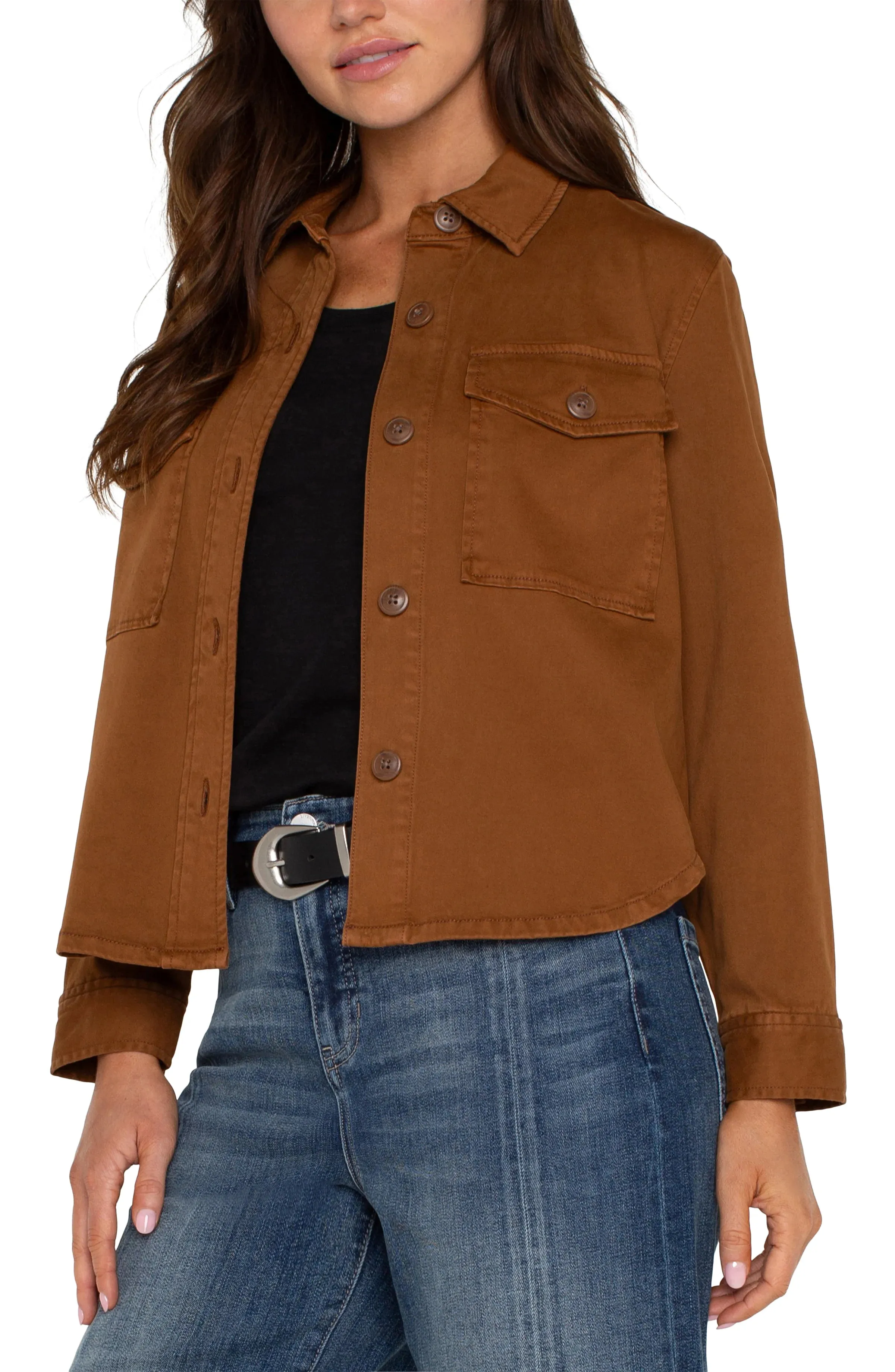 Liverpool - Cropped Shirt Jacket